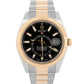 PAPERS Rolex Sky-Dweller Two-Tone 18K Yellow Gold Black 42mm 326933 Watch BOX