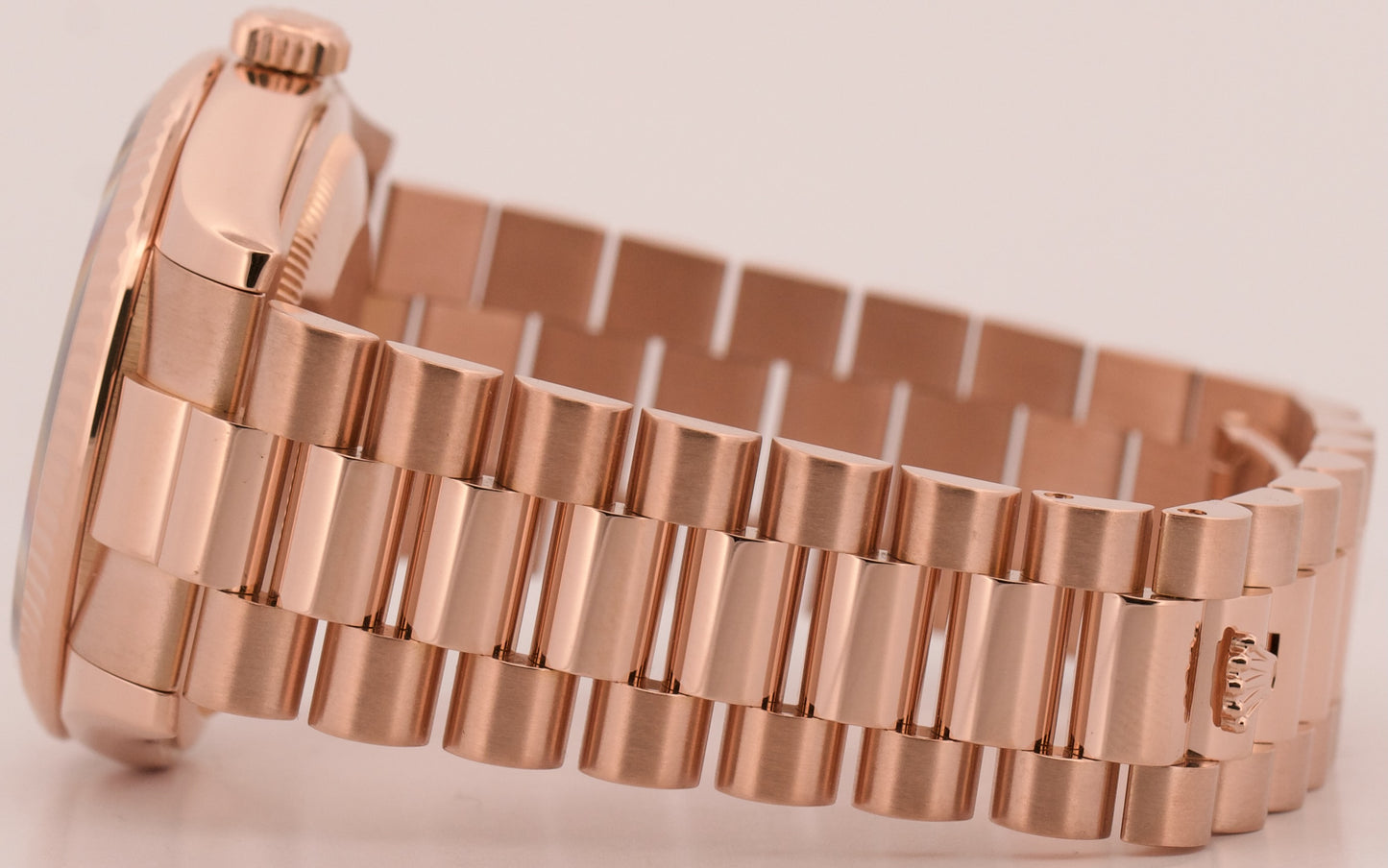 2012 Rolex Day-Date President Pink Roman 18K Rose Gold 36mm 118235 Box Papers