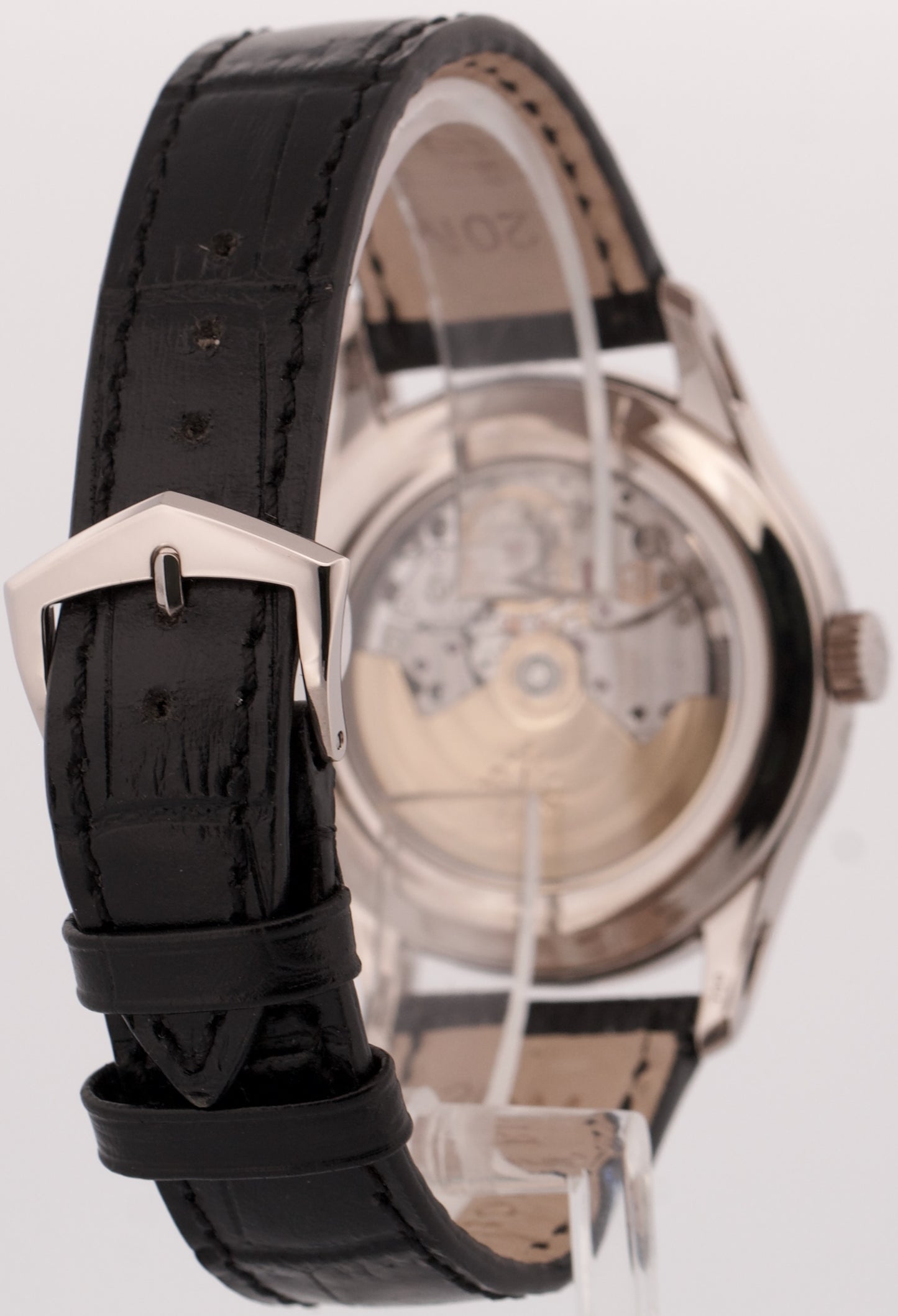Patek Philippe Annual Calendar 18K White Gold GRAY BLACK Leather 40mm 5205G
