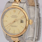 Rolex DateJust 36mm Champagne 18K Gold Two-Tone Stainless Steel Watch 16013