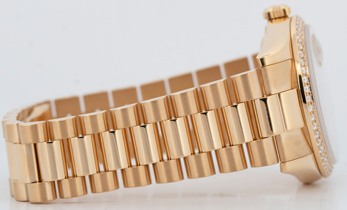 Rolex Day-Date President FACTORY METEORITE DIAMOND Yellow Gold 36mm 118348 Watch