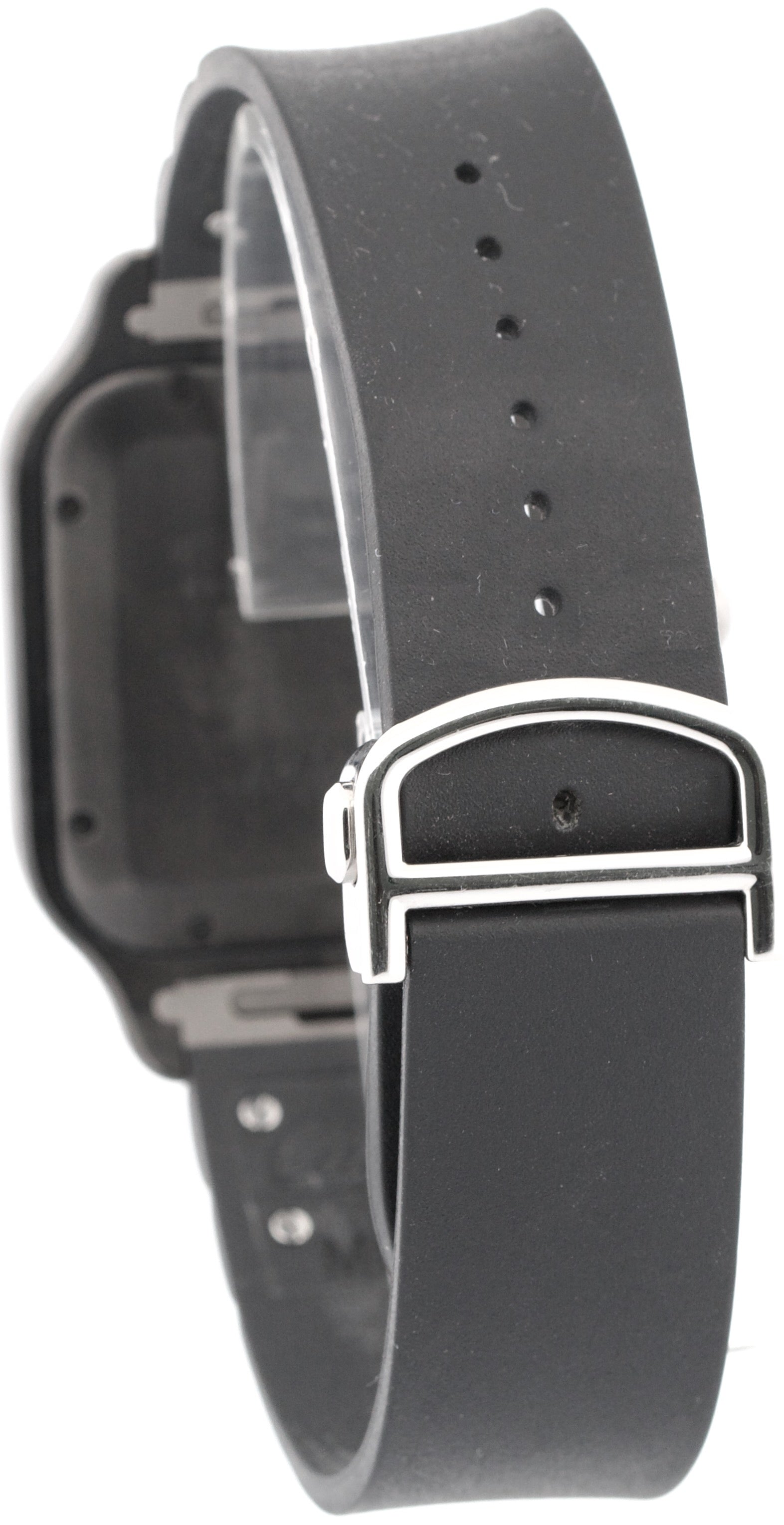 PAPERS Cartier Santos 39.8mm ADLC Black Stainless Steel 4072 Watch