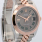PAPERS Rolex DateJust 41mm WIMBLEDON 18K Rose Steel JUBILEE Smooth 126301 BOX