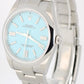 UNPOL. 2026 RSC + PAPERS  Rolex Oyster Perpetual TURQUOISE 41mm 124300 Watch BOX