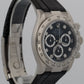 Rolex Daytona Cosmograph BLACK DIAMOND 18K White Gold RUBBER 40mm Watch 116519