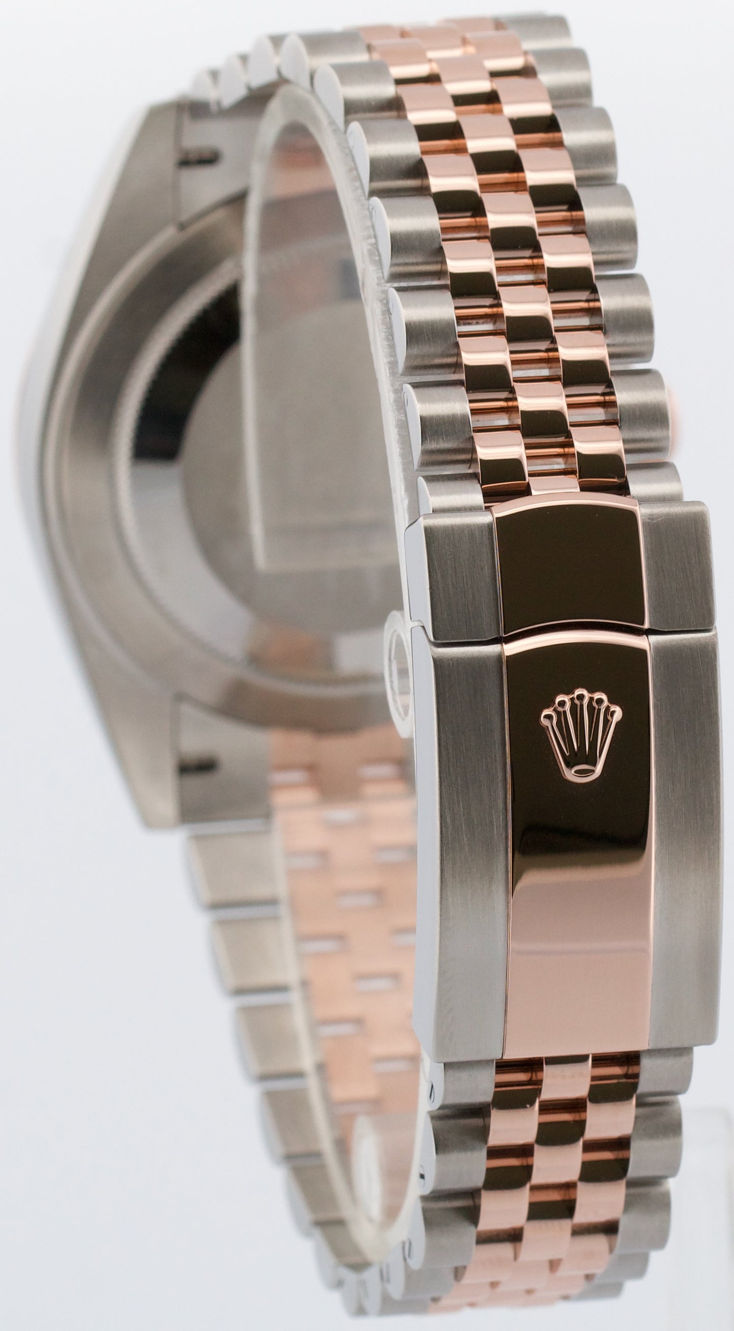 PAPERS Rolex DateJust 41mm WIMBLEDON 18K Rose Steel JUBILEE Smooth 126301 BOX