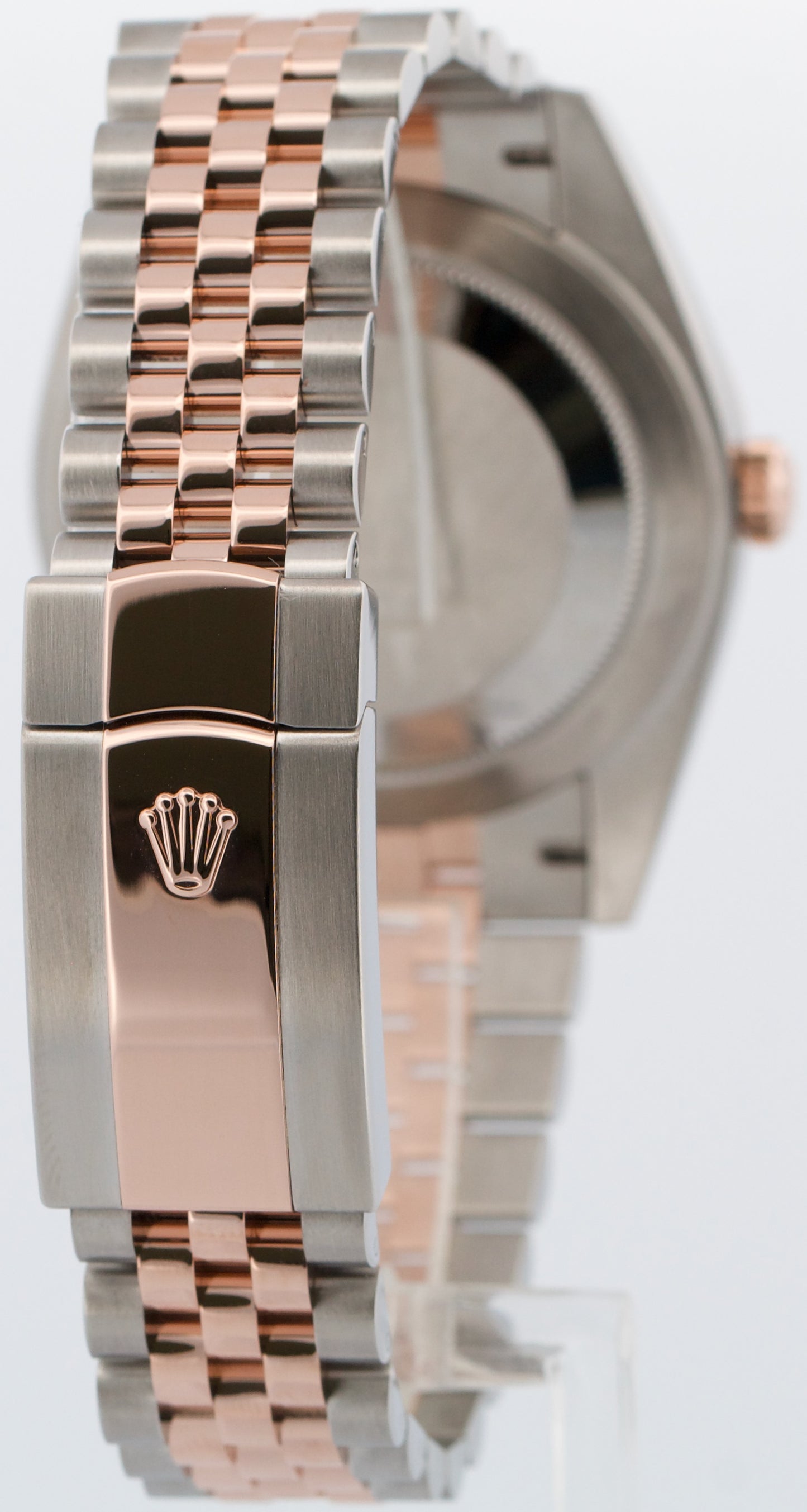 PAPERS Rolex DateJust 41mm WIMBLEDON 18K Rose Steel JUBILEE Smooth 126301 BOX