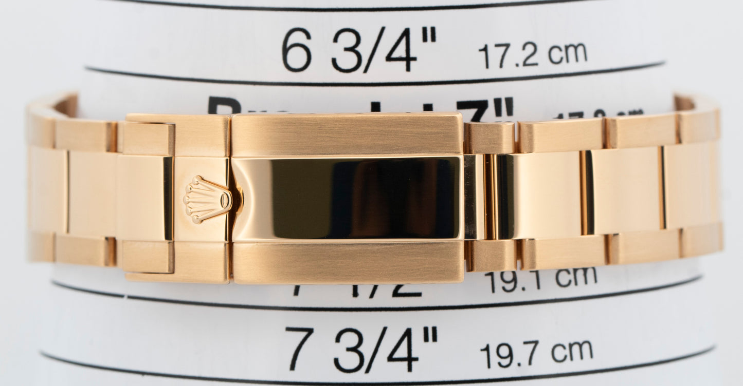 PAPERS Rolex Yacht-Master II 18K Yellow Gold 44mm White 116688 Watch BOX