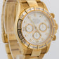 1999 TOP CONDITION PAPERS Rolex Daytona FACTORY BAGUETTE 18K GOLD 16568 BOX