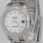 Rolex DateJust Jubilee 28mm Stainless Steel MOP DIAMOND 18K White Gold 279174
