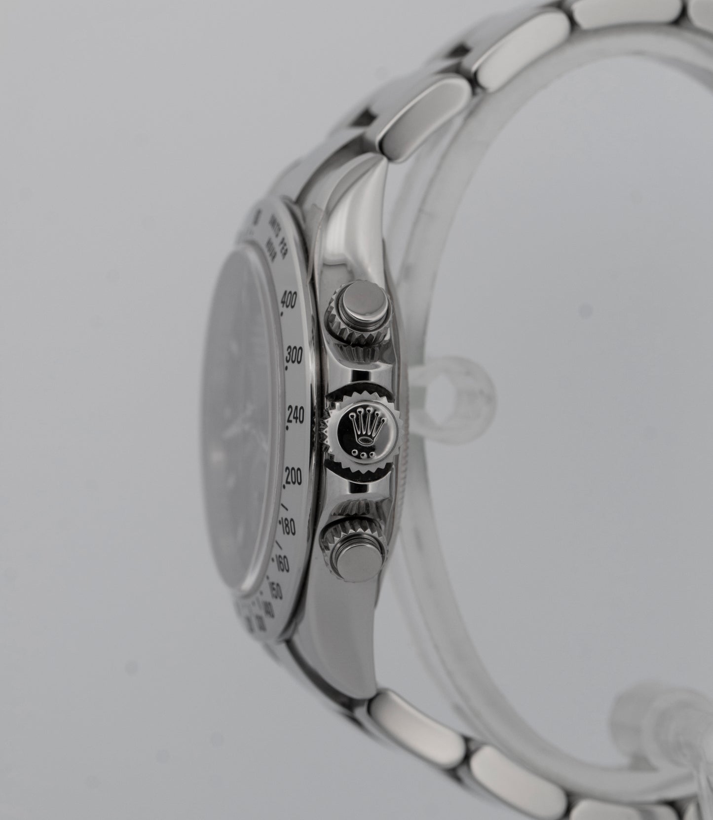 UNPOLISHED PAPERS Rolex Daytona Cosmograph Steel Black 40mm Watch 116520 BOX