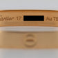 2024 Cartier Love Bracelet Size 17 18K Yellow Gold Box Papers