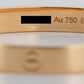 2024 Cartier Love Bracelet Size 17 18K Yellow Gold Box Papers