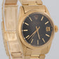 VINTAGE 1974 Ladies Rolex DateJust BLACK 26mm 18K Yellow Gold Oyster 6927 Watch