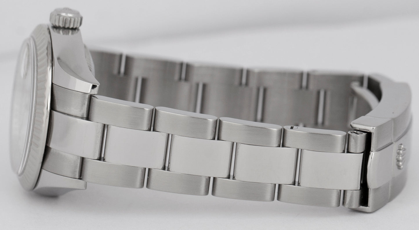 Rolex DateJust Jubilee 28mm Stainless Steel MOP DIAMOND 18K White Gold 279174