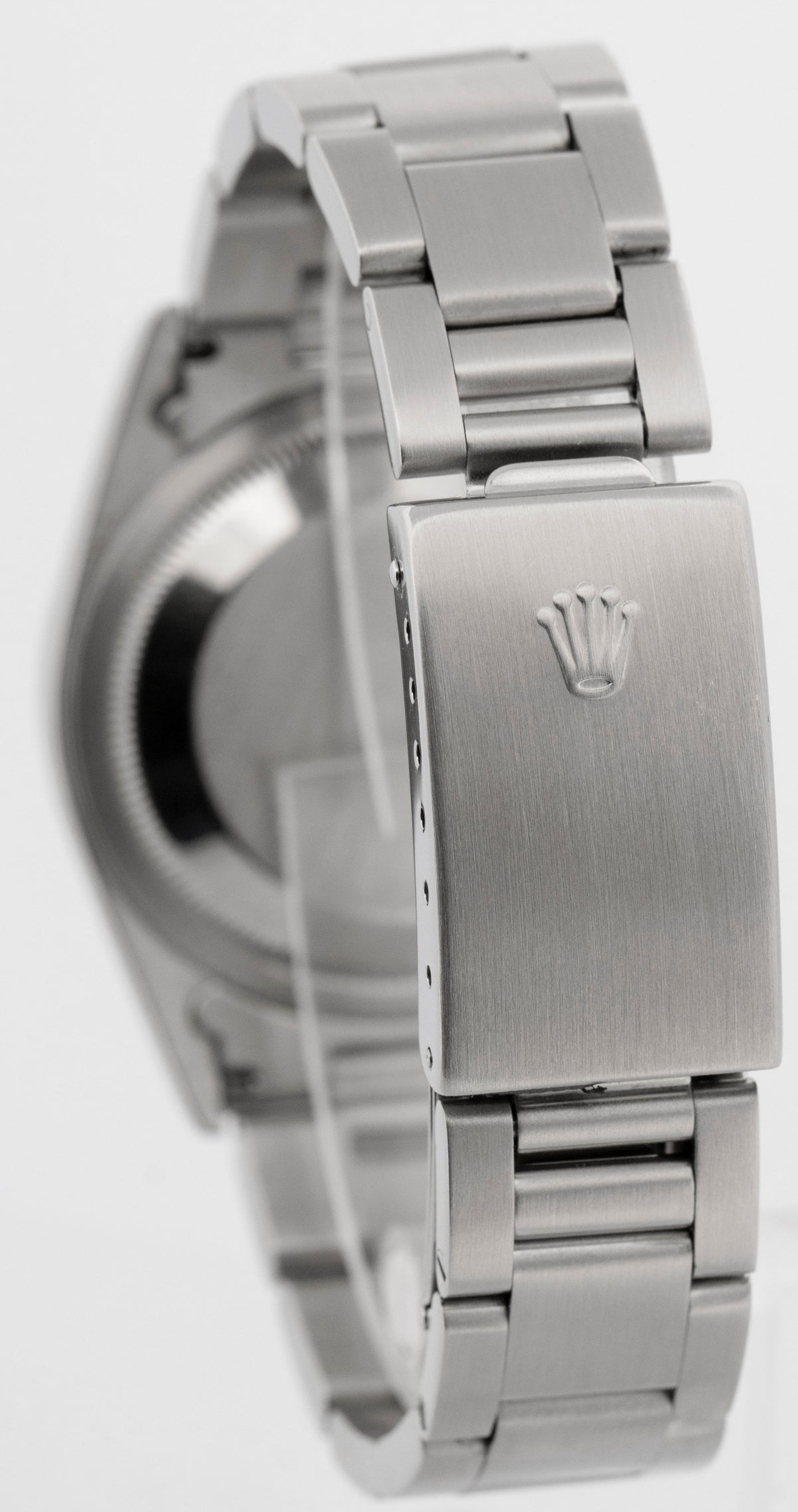 Rolex DateJust 16220 Silver Stainless Steel Patina 36mm Oyster Watch