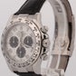 Rolex Daytona Cosmograph PANDA RACING 18K White Gold Leather 40mm Watch 116519