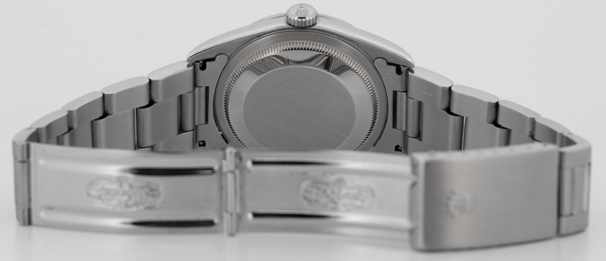 Rolex DateJust 16220 Silver Stainless Steel Patina 36mm Oyster Watch