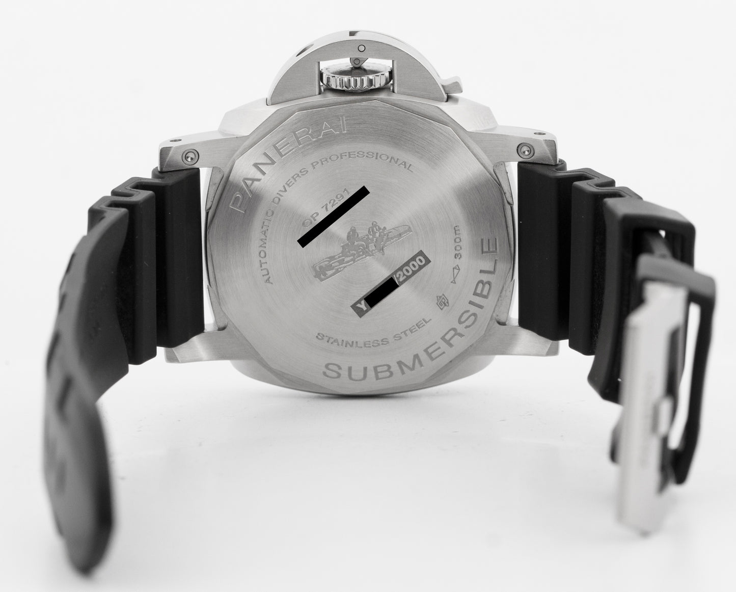 PAPERS Panerai Submersible Bianco WHITE 42mm Automatic Rubber PAM02223 BOX