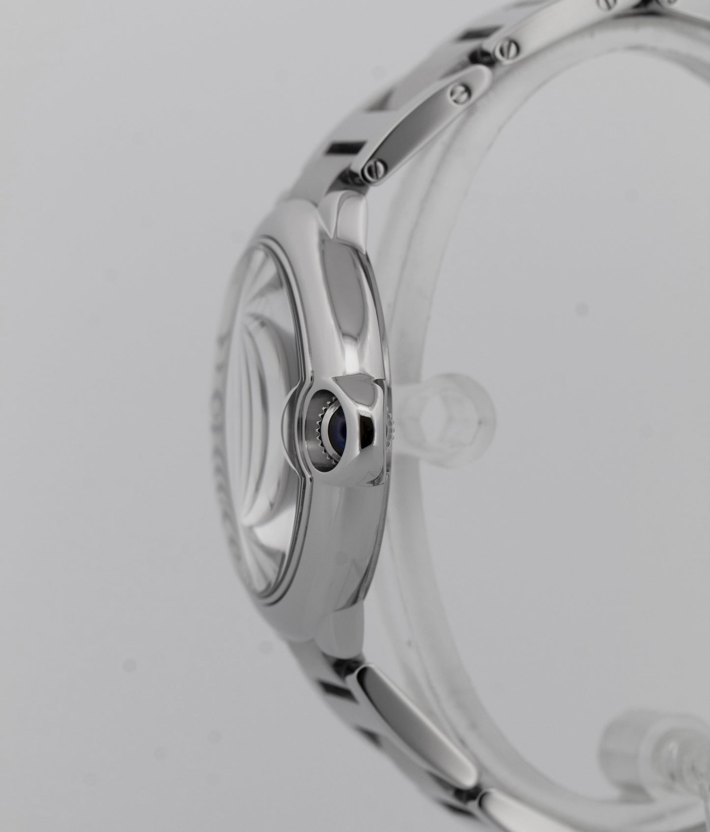 Cartier Ballon Bleu 36mm Stainless Steel Silver Quartz Watch 3005 / W69011Z4