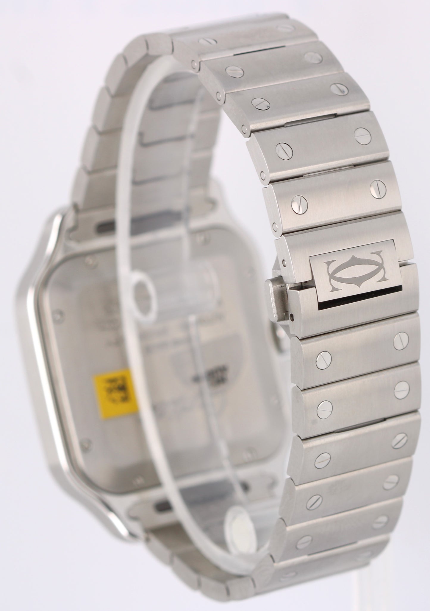 Cartier Santos-Dumont Large PAPERS Steel GREEN  39.8mm WSSA0062 4072 Watch BOX