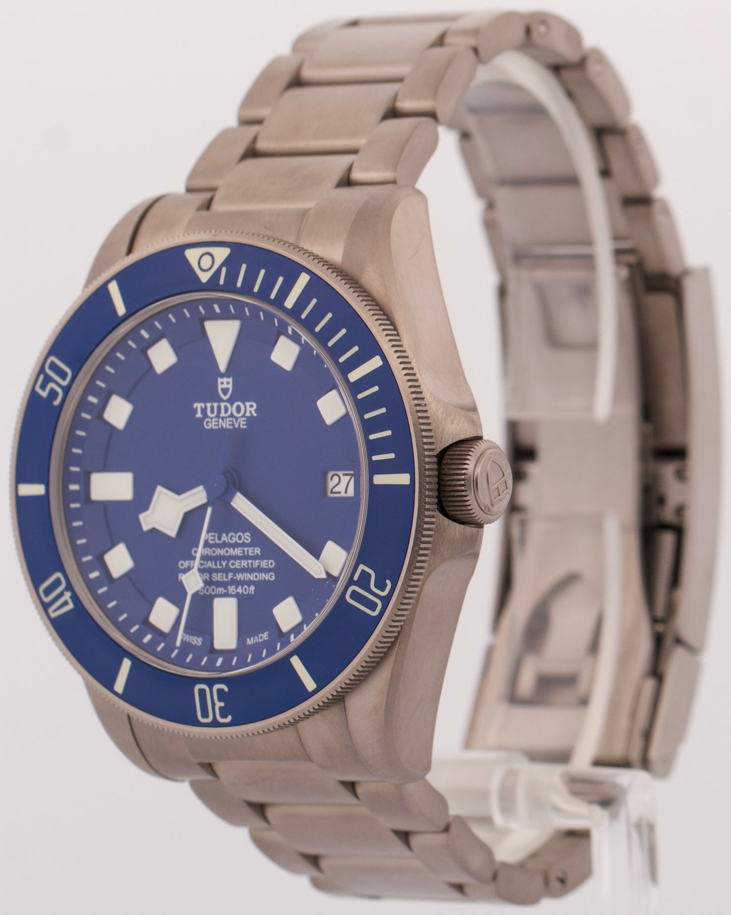 2022 PAPERS Tudor Pelagos BLUE Ceramic Matte TITANIUM 42mm 25600TB Watch BOX