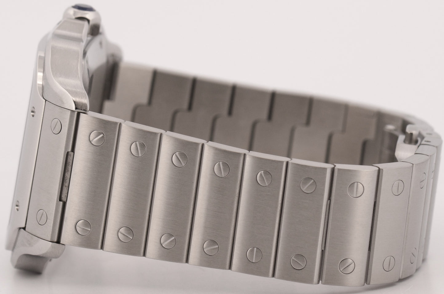 Cartier Santos White Roman Stainless Steel WSSA0018 4072 39.8mm Box Papers
