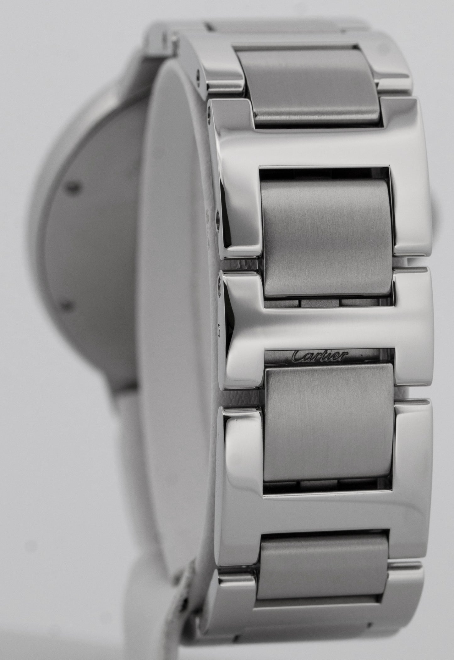 Cartier Ballon Bleu 36mm Stainless Steel Silver Quartz Watch 3005 / W69011Z4