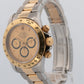 Rolex Daytona Cosmograph 16523 Champagne Two-Tone Gold Steel 40mm Watch