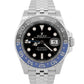 PAPERS Rolex GMT-Master II BATGIRL 40mm Blue Black Steel JUBILEE 126710 BLNR BOX