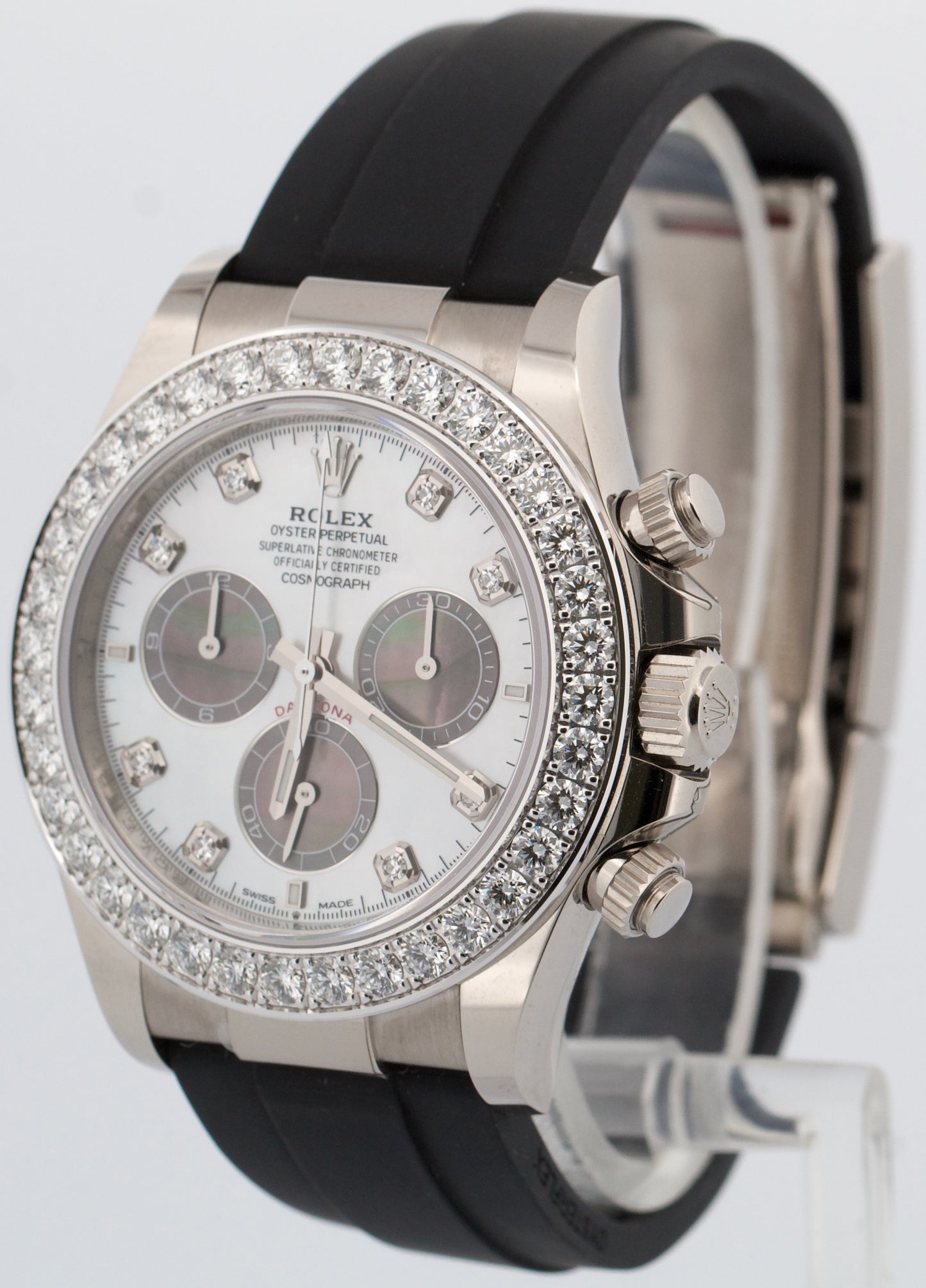 NEW 2025 PAPERS Rolex Daytona FACTORY MOP DIAMOND 18K White Gold 126589RBR BOX