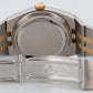 Rolex Oysterquartz DateJust 36mm Silver Two-Tone 14K Yellow Gold Watch 17013