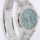 MAY 2026 PAPERS Rolex DateJust Steel Green 36mm 126234 Fluted Watch BOX