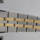 Rolex Oysterquartz DateJust 36mm Silver Two-Tone 14K Yellow Gold Watch 17013