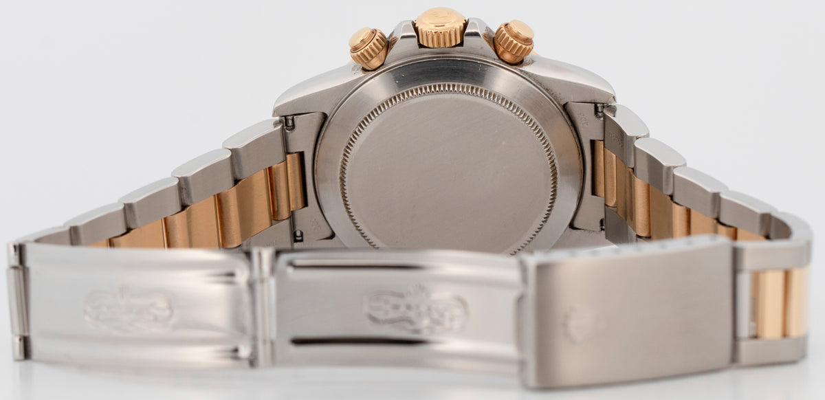 Rolex Daytona Cosmograph 16523 Champagne Two-Tone Gold Steel 40mm Watch