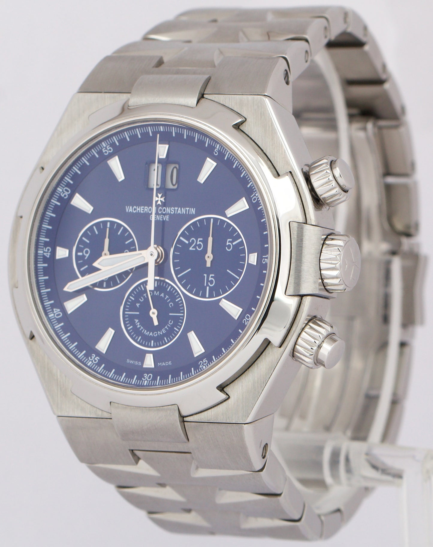 Vacheron Constantin Overseas Chronograph BLUE 42mm Stainless Steel 49150 Watch