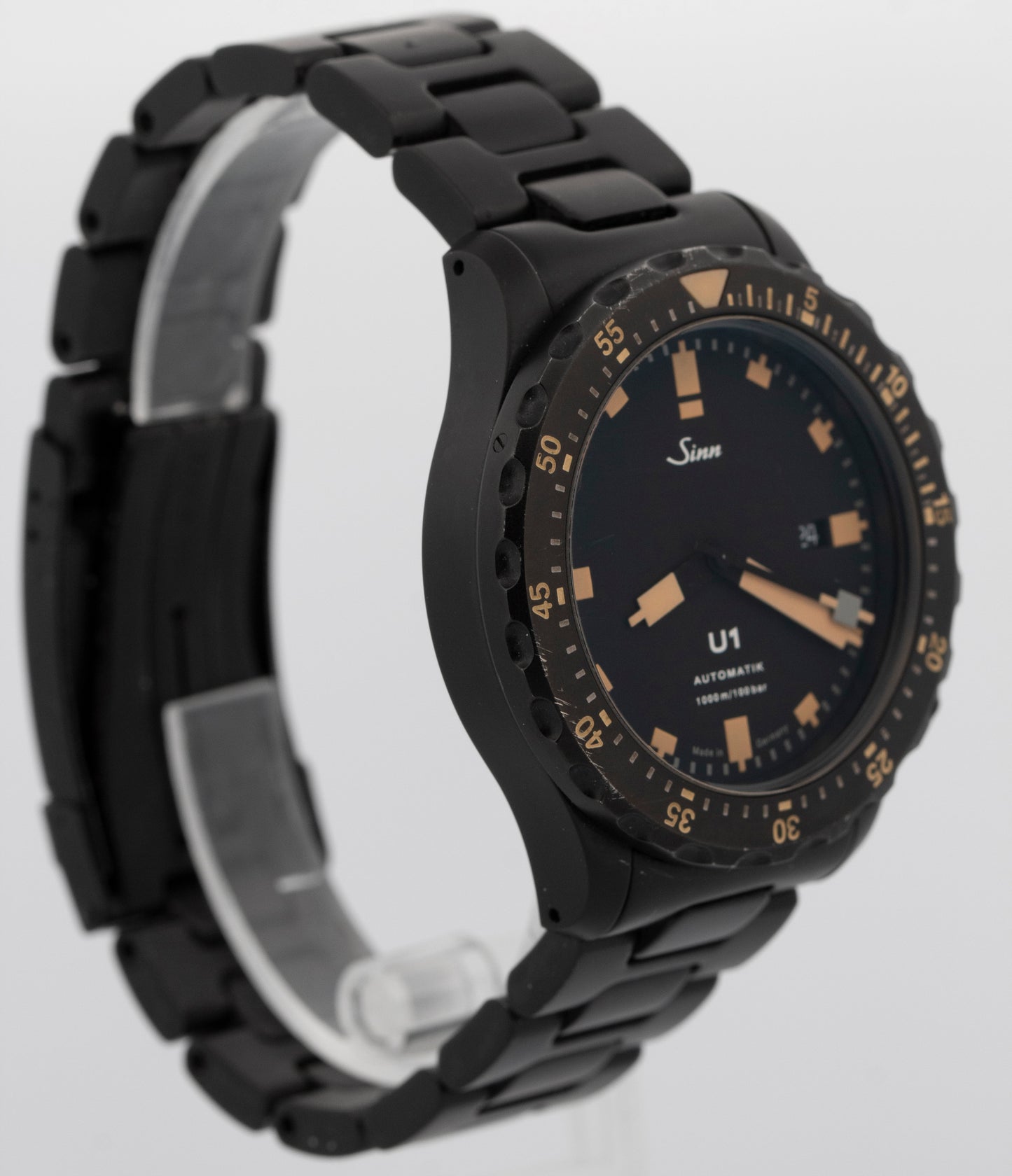 Sinn U1 S E 1010.023 Black PVD Stainless Steel Automatic 44mm Dive Watch
