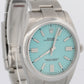 NEW STICKERED Rolex Oyster Perpetual 41 TURQUOISE Blue Steel 41mm 124300 BOX