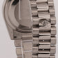 2000 Rolex Day-Date President 118239 Green Roman 18K White Gold 36mm Watch