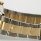 Rolex DateJust 36 WHITE ROMAN 18K Yellow Gold Steel OYSTER Fluted 36mm 126233