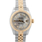 Rolex DateJust Two-Tone MOP DIAMOND Yellow Gold Steel Jubilee 26mm 179173 Watch