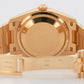 Rolex Day-Date President 18K Yellow Gold White 36mm Fluted Watch 128238