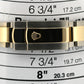 Rolex DateJust 36 WHITE ROMAN 18K Yellow Gold Steel OYSTER Fluted 36mm 126233