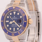 MINT 2023 PAPERS Rolex Submariner Date 41mm BLUE 18K Gold Steel 126613 LB BOX