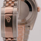 2023 PAPERS Rolex DateJust 41mm SUNDUST PINK 18K Gold Steel JUBILEE 126331 BOX
