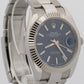 2017 PAPERS Rolex DateJust 41 BLUE 18K Steel OYSTER Fluted 41mm 126334 BOX