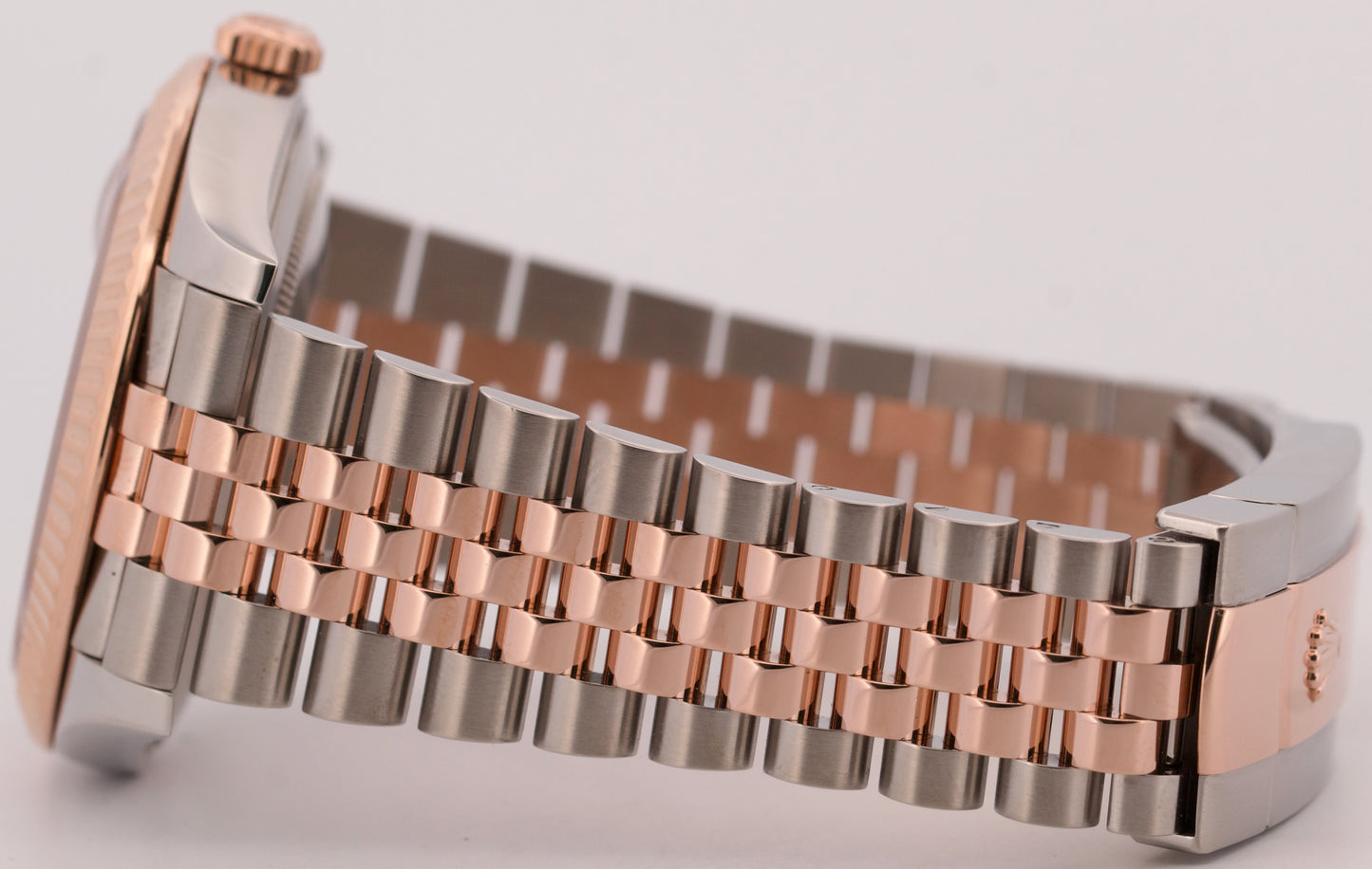 2023 PAPERS Rolex DateJust 41mm SUNDUST PINK 18K Gold Steel JUBILEE 126331 BOX