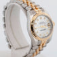 Rolex DateJust Two-Tone MOP DIAMOND Yellow Gold Steel Jubilee 26mm 179173 Watch