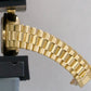 Ladies Rolex DateJust President 26mm Champagne DIAMOND BEZEL 18K Gold 69178 BOX
