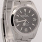 Rolex Explorer I Black Stainless Steel 39mm 3-6-9 MK2 Automatic Watch 214270 Box